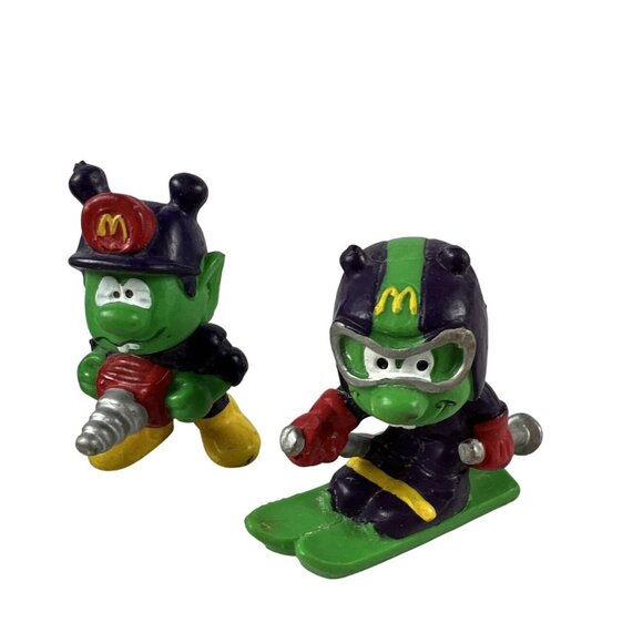 Vintage‎ 1984 Bully Astromik McDonalds Alien Figurines Set Of 4 - Picture 5 of 6